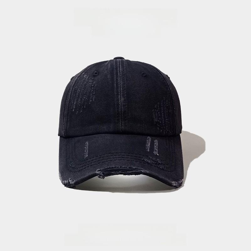 Baseball Cap Men Women Vintage Washed Cotton Wide Brim Sun Hat For Streetwear