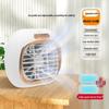 Compact USB Mini Desktop Air Conditioner Fan for Home, Office & Dorm – Cooling & Moisturizing Function