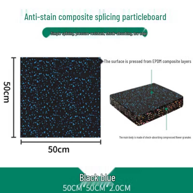 Gym Rubber Shock-Absorbing Floor Mat