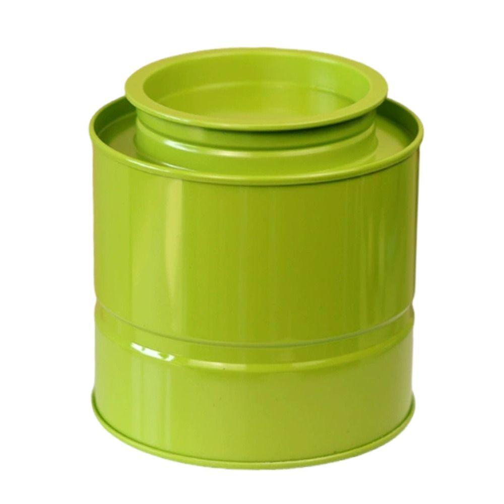 With Lid Tea Jar Airtight Container Biscuit Tin Box Canister Tea Tin  Coffee Bean Storage