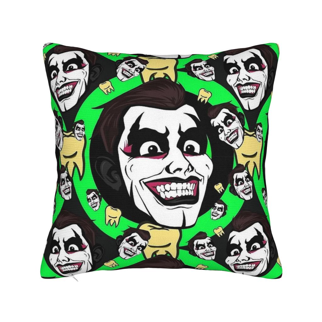 The Many Faces Of Danhausen Square Pillow Cases Cushion Covers Awesome Zipper Decorative Pillowcase for Home 40*40cm