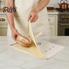 Kitchen Storage Bag Beeswax Sourdough Bread Bag, Reusable Homemade with Zipper, Freezer Friendly Cotton Pouch Liner Snack