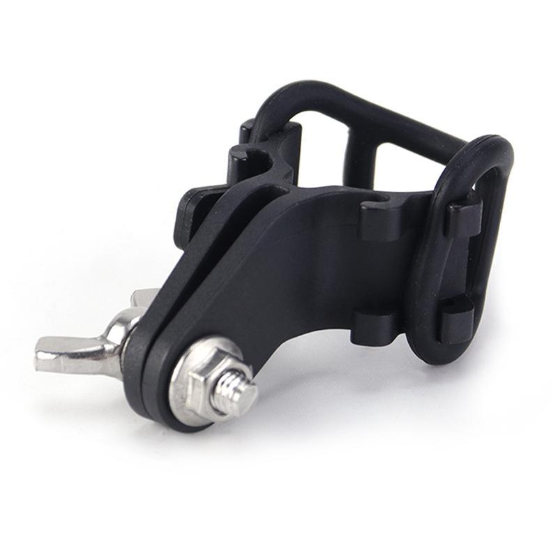 Bike Light Torch Holder Flashlight Bracket Bike License Plate Bracket Bike Parts Adjusteable For Road Bike Racing Bike Mount