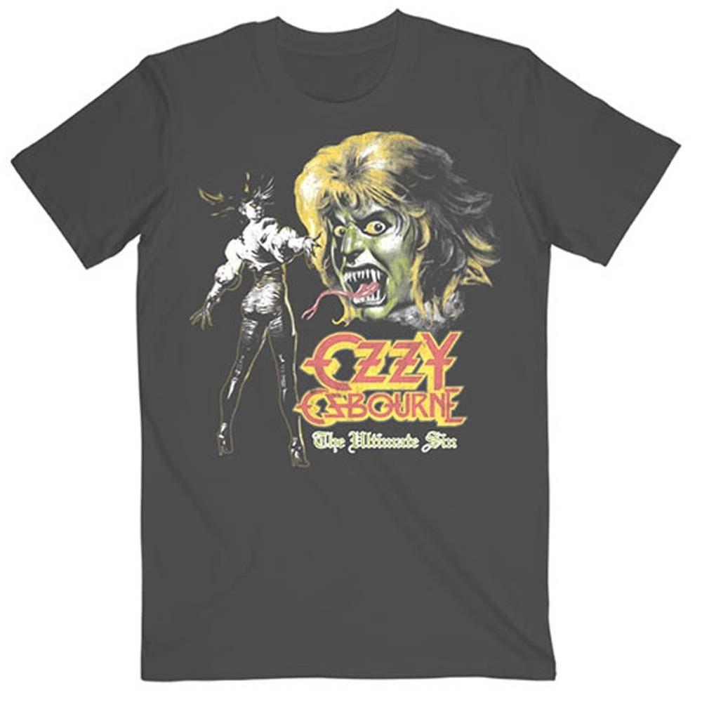 Ozzy Osbourne Ultimate Remix (Back Print Slim Fit T-shirt XX-Large Unisex T-Shirt M