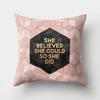 Sandstone Simple Yellow Pillow Geometric Pillow Case Plush Car Living Room Sofa Pillow Nordic
