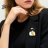 Cat Jewelry Brooch Pin Cartoon Design Zinc Alloy with Full