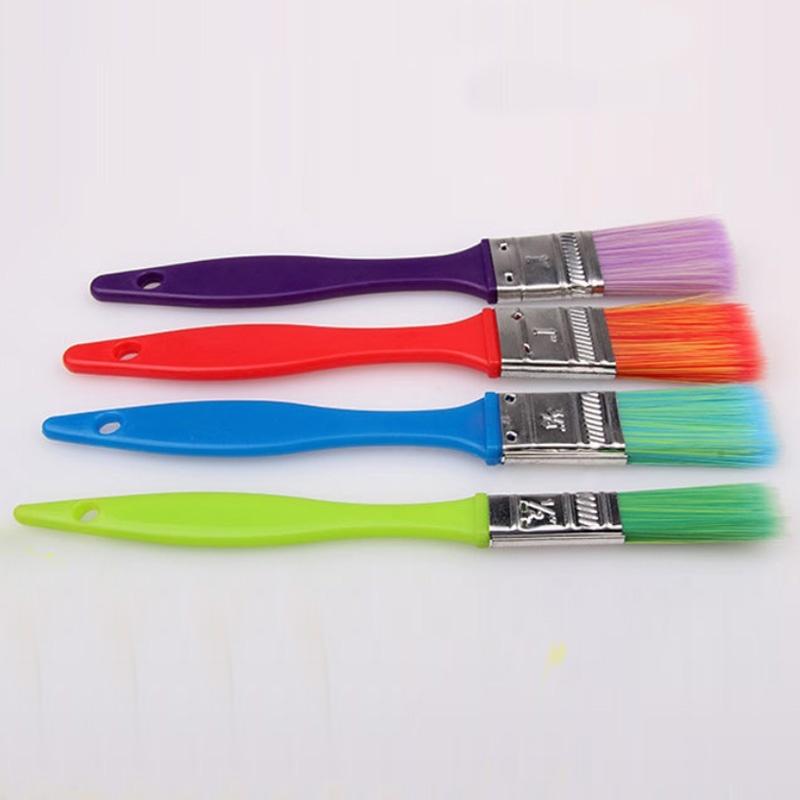 4 buc/set Ușor de Curățat Păr de Nailon Pensulă pentru Pictură în Ulei Acuarelă Artist Pensulă Stilou Artă