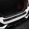 4pc Carbon fiber threshold sticker for cars Pedal protection sticker For Dacia Duster Logan MCV Sandero Stepway Dokker Lodgy Car