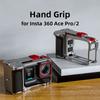 Алюмінієва рама Металевий корпус для Insta360 Ace Pro/2 Рукоятка-кріплення для камери Швидкознімна клітка-кролик Зручна ручка Рамка для камери