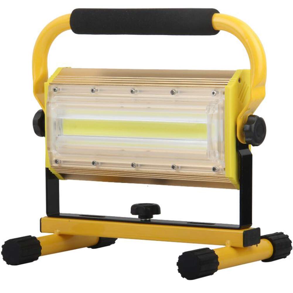 

Makilight Floodlight, 100W High Brightness, Handle-Operated COB Rechargeable Floodlight, Portable Work Light, Daylight White, Ideal for Night