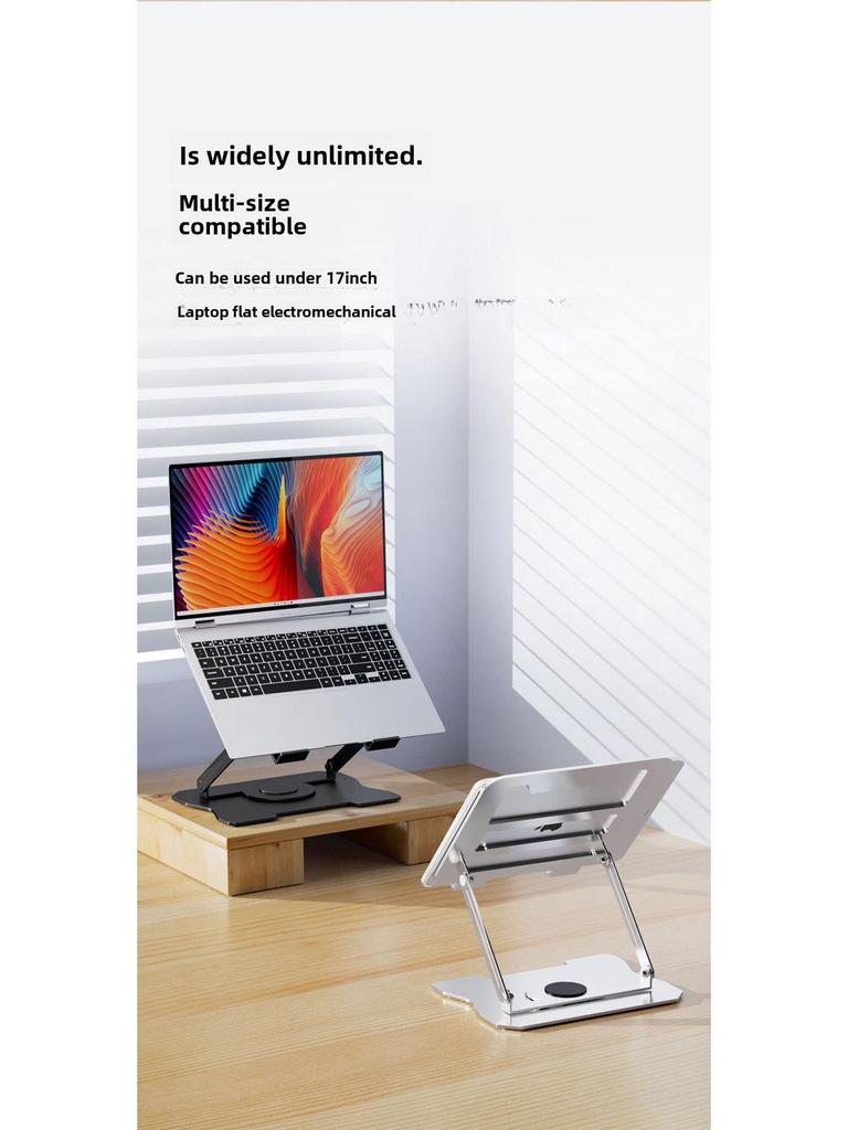 Suport pentru laptop pentru jocuri: Suport de răcire din metal reglabil cu rotație de 360° și reglare pe înălțime