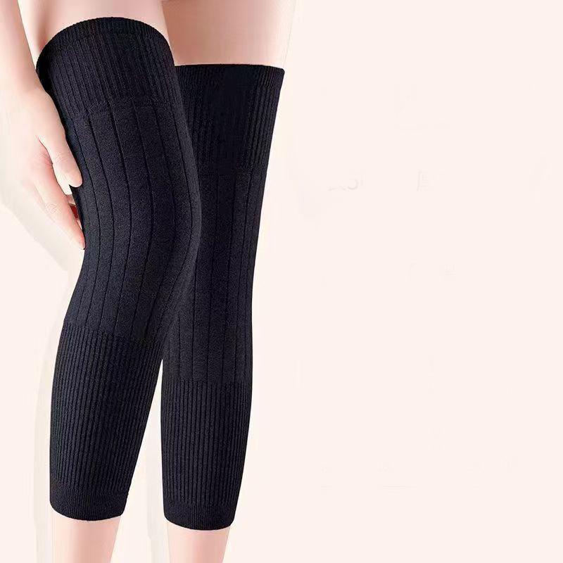 

Outdoor Sports Lengthened Knee Pads | Anti-Slip Thickened Warm Knee Support Unisex Leg Protector For Hiking Running