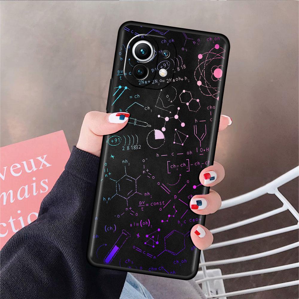 

Чехол Love Chemistry Mathematics Funda для Xiaomi Mi 11 Lite 5G NE 11T Pro 10T 9T Note 10 12 12X 12S Ultra Soft Shell Phone Cover Mi Note 10 Pro
