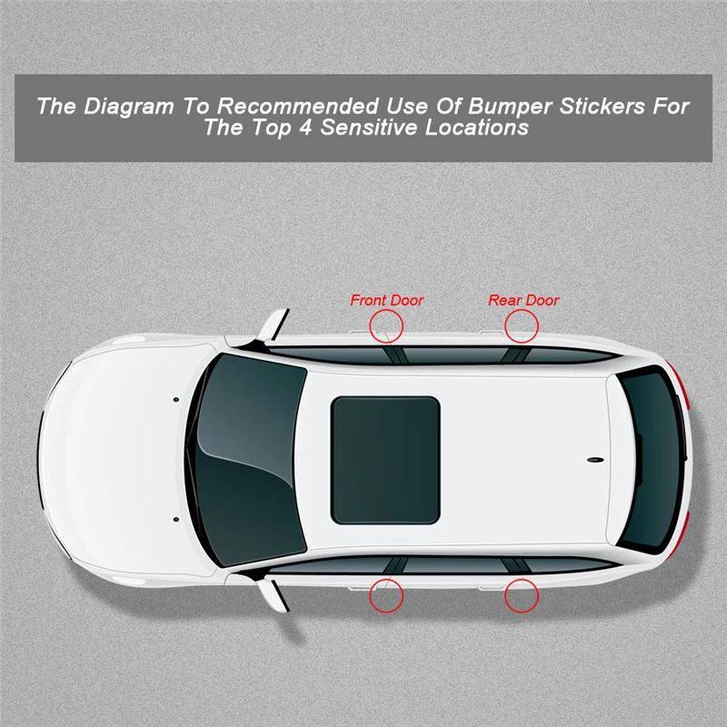 For Cadillac Escalade Tiburon Deville CTS DTS SLS XLR ATS XTS STS SRX Seville Auto Door Protective Stickers Carbon Fiber Decals