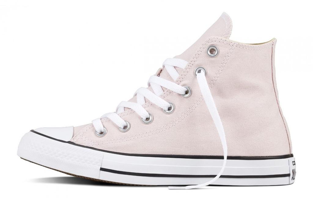 Converse Chuck Taylor All Star Hi Top 'Barely Rose' Classic And Versatile High top Canvas Shoes Women's Pink 159619c