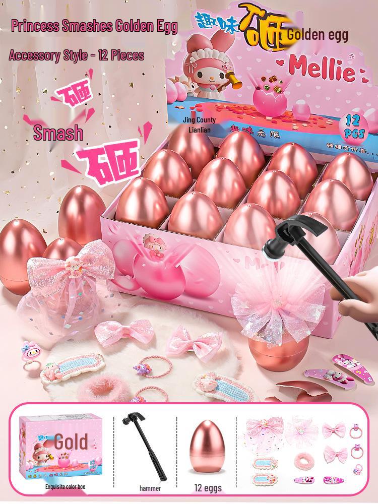 Golden Egg Smash Surprise Game for Kids - Creative Festival Gifts for Boys and Girls