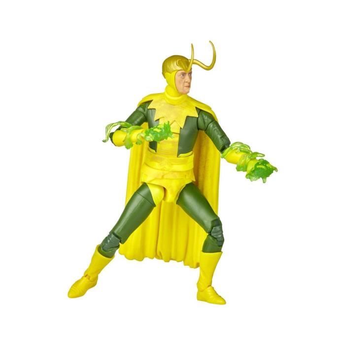 Figurine marvel legends loki classic 15 cm - hasbro - blanc - adulte