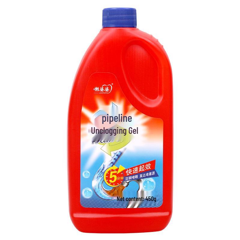 Powerful Drain Cleaner Gel: Unclogs Pipes, Deodorizes, and Repels Mosquitoes