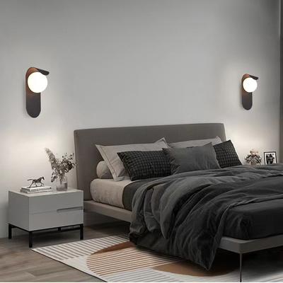 Black Gold LED Wall Lights Wall Lamp for Bedroom Corridor Aisle Indoor LED Wall Sconce for Background Decro Interior Lighting