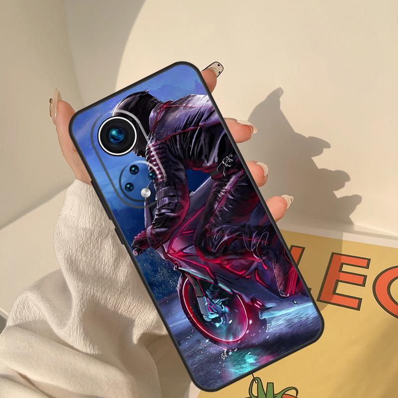 Cool motorcycle Case For Honor Magic 7 6 5 Lite Cover For Honor 200 400 Pro 50 70 90 X9 X8a X8b X9a X9b X9c