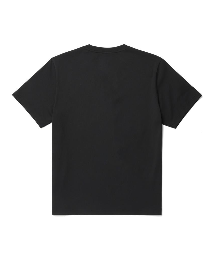 SNOWPEAK APPAREL Quick-Dry Basic Short Sleeve T-Shirt (S26Mutts12) Black