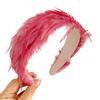Tea Party Feather Fascinator Headband for Party Wedding Colorful Feather Fascinator Hair Hoop Cosplay Party Headdress