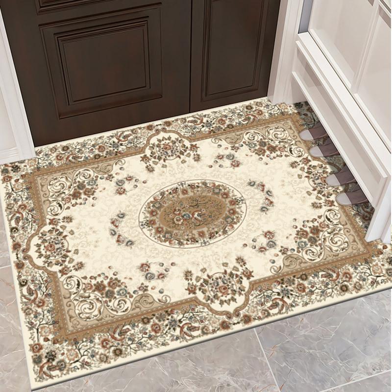 Entrance Door Mat Living Room Carpet Bedroom Bedside Carpet Retro Ethnic Style Hotel Homestay Carpet
