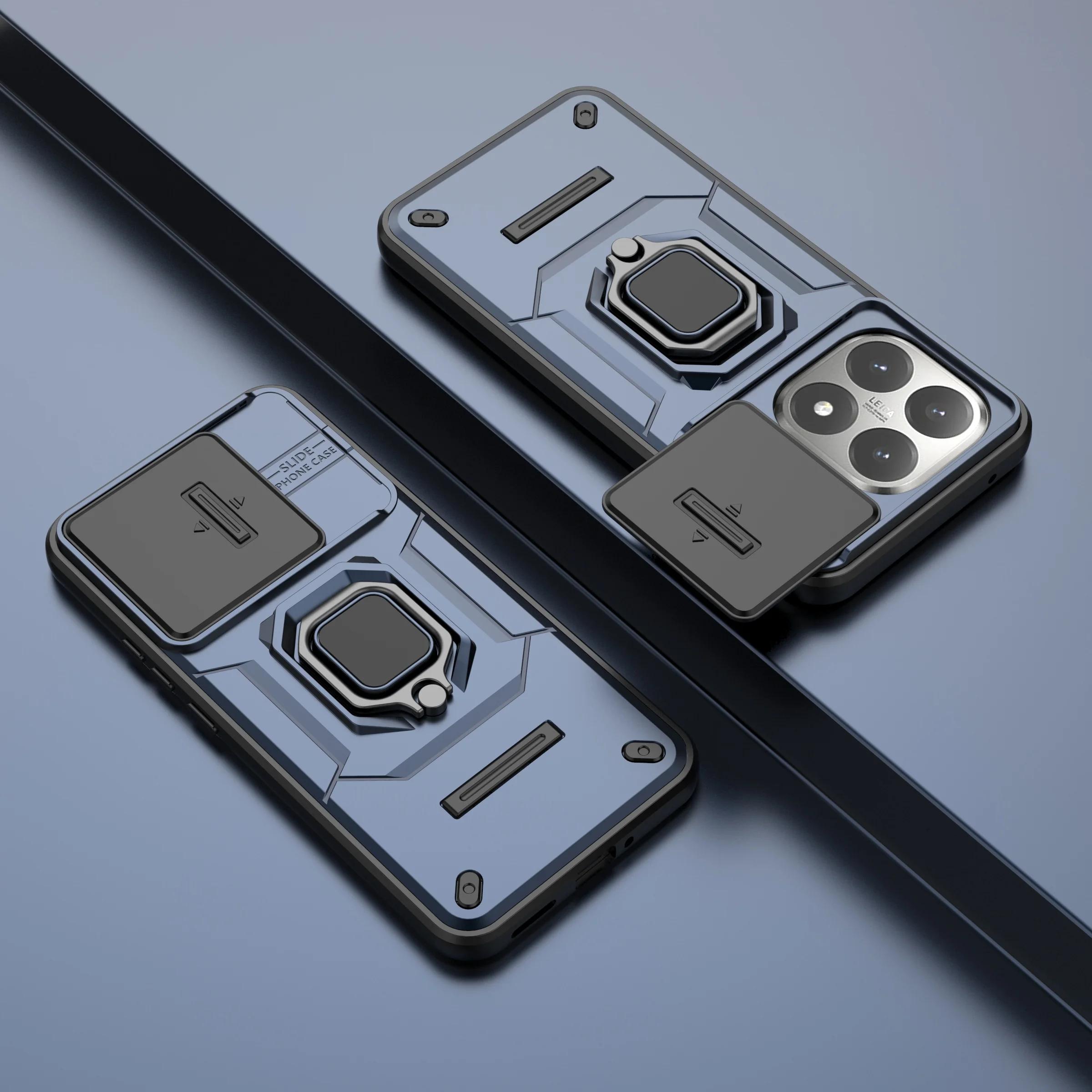 

Противоударный чехол для Xiaomi 15T Pro 5G 14T 13T Xiaomi15t Mi15t Защитная крышка с кольцом-подставкой для объектива камеры Xiaomi 15T Pro