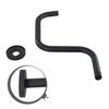 With Flange Ceiling Bracket Shower Head 13inch Black Head Extension High Quality