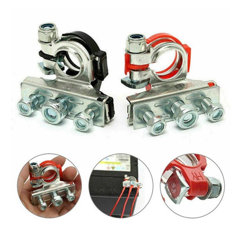 

3 Way Car Top Post Battery Terminal Disconnect Car Battery Clamps Caravan