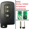CN007160 Aftermarket 3 Buttons Smart Key Fob 8A Chip 434Mhz FCC BA9EQ 89904-33501 Keyless Go For Toyota Auris Rav4 2008+