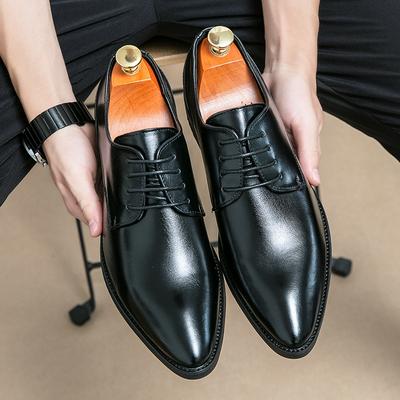 New Arrival Men Fashion Dress Formal Shoes For Male Lace Up Black Brown Homecoming Wedding Party Footwear Zapatos Hombre