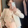 Autumn and Winter Latest Fat Sister Large Size Small Fragrant Woolen Coat Women