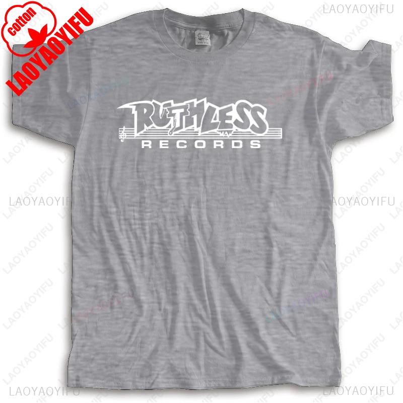 Tshirt Men Summer Top Tees RUTHLESS RECORDS T SHIRT NWA COMPTON Summer Fashion Classic Simple Style Printed Tshirt Tops