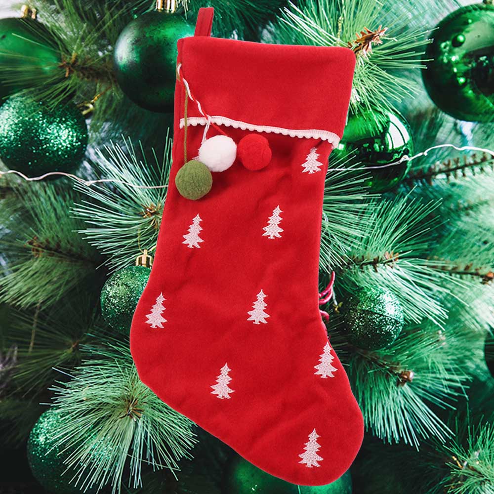 Hanging Christmas Stocking Xmas Tree Ornaments Gift Bag Christmas Gift Sock  Christmas Decor