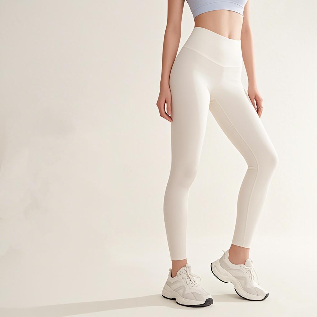 Women's Quick-Dry High-Waist Yoga Pants – Breathable, Nude-Feel, Hip-Lifting Tights for Spring/Summer