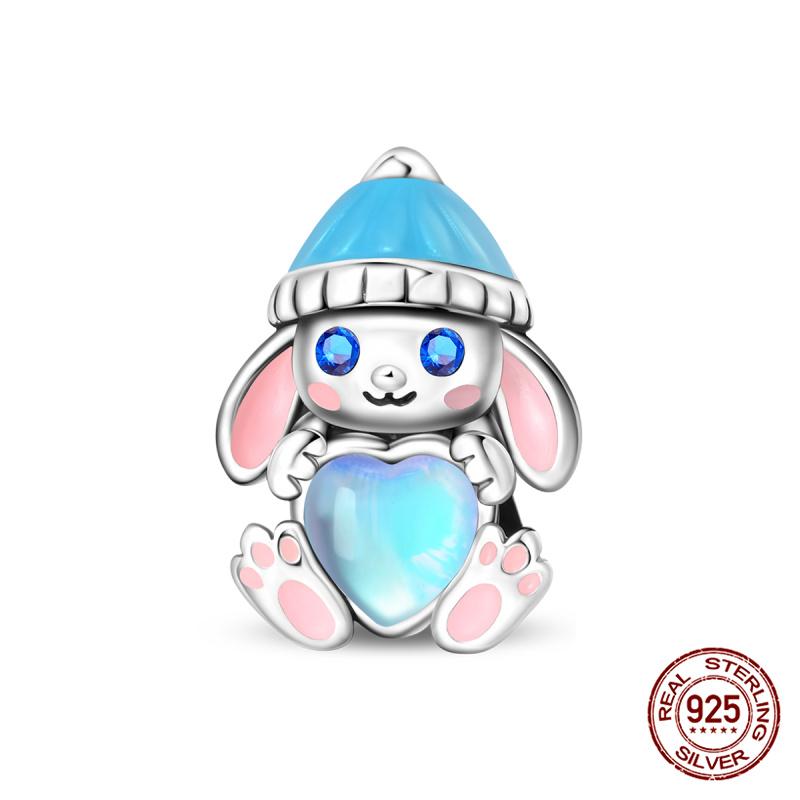 New Christmas Gift Original 100% Copper Snowman Elk Beads Fit Pand Bracelet Diy Jewelry Making Women Gift