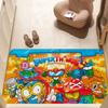 Cute Cartoon Super Zings Floor Mat INS Style Soft Bedroom Floor House Laundry Room Mat Anti-skid Household Carpets