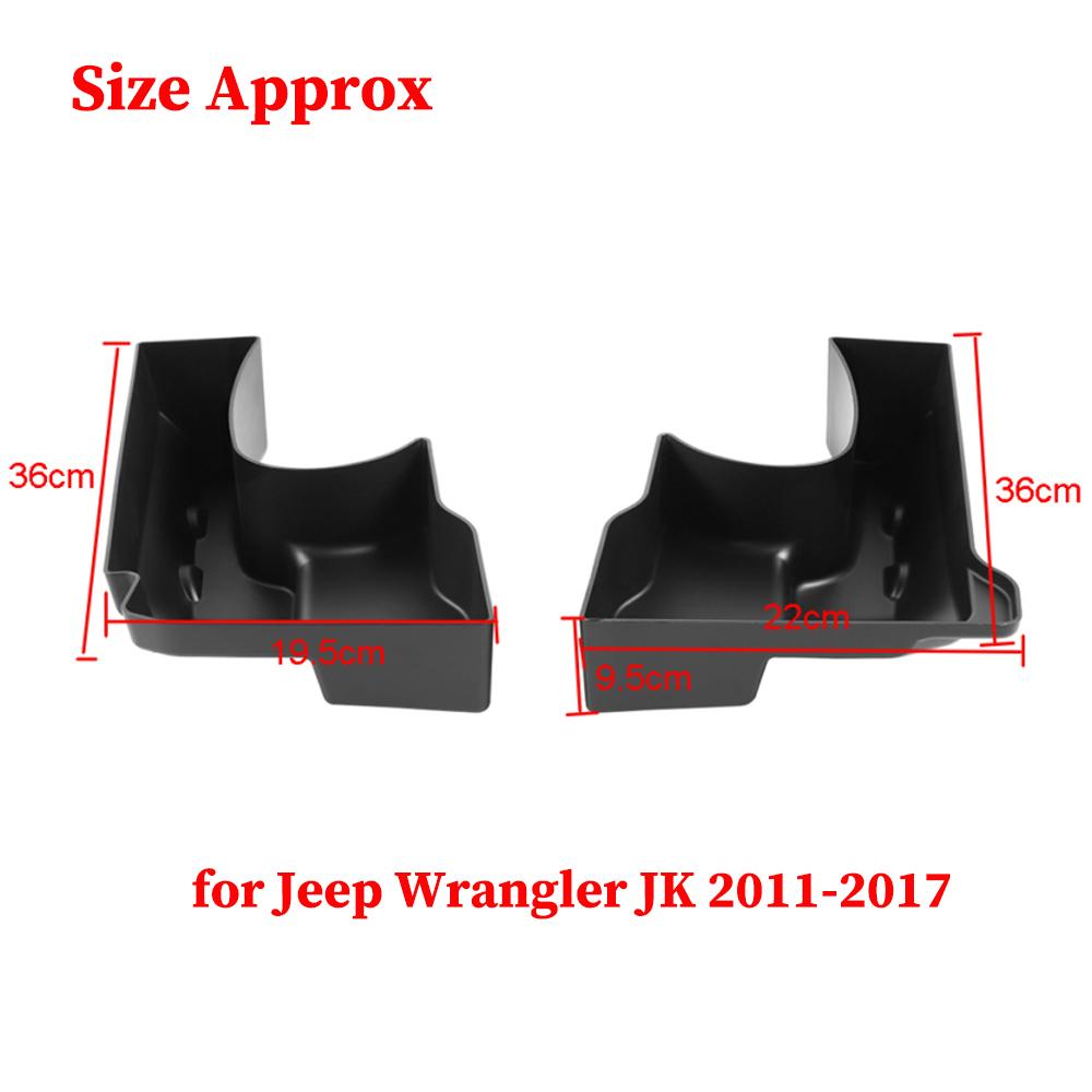 Bilbagageutrymme Förvaringslåda Armstödslåda Växelspaksorganisatör för Jeep Wrangler JK JKU 2011-2017 Förvaring Ordning Interiörtillbehör
