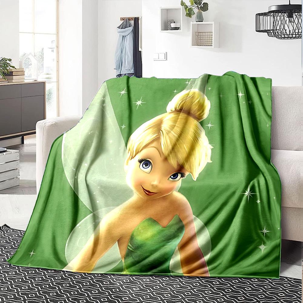 1pc Fairy Friends Forest Flannel Blanket,Ultra Soft Warm Plush Throw for Home Bedroom Bed Sofa Cover Camping Picnic Gift Y7243