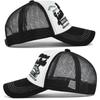 Outdoor Letter Three-dimensional Embroidered Cotton Baseball Cap, Personalized Color Blocking Adjustable Breathable Design
