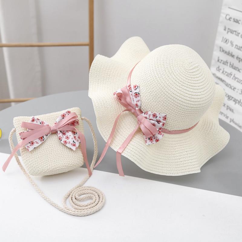 Kids Hat Bag Summer Baby Sun Hat Kids Outdoor Girls Sun Hat Princess Sun Hat