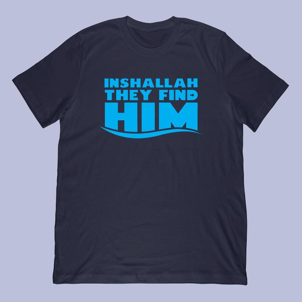 Inshallah They Find Him | Funny Clown Fish T-shirt