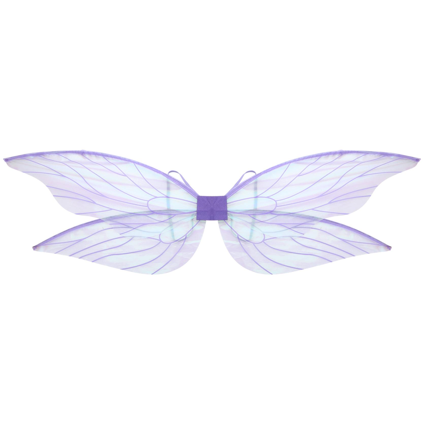 

Жінки Дівчата Цикада Крила Бабка Ельф Крила Фея Хеллоуїн Косплей Костюм Святкова вечірка Маскарад Реквізит Одягання фіолетовий