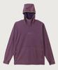 Washed Regular Fit Athletic Long Sleeve Hoodie Purple
