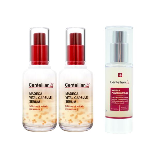 CENTELLIAN24 Madeca Vital Capsule Serum 50ml x 2 + Madeca Power Ampoule 30ml