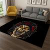 3D Slayer Heavy Metal Rock Band Schild Teppich Teppich für Schlafzimmer Wohnzimmer Sofa Fußmatte Heimdekoration, Kinder Spielbereich Teppich Rutschfest