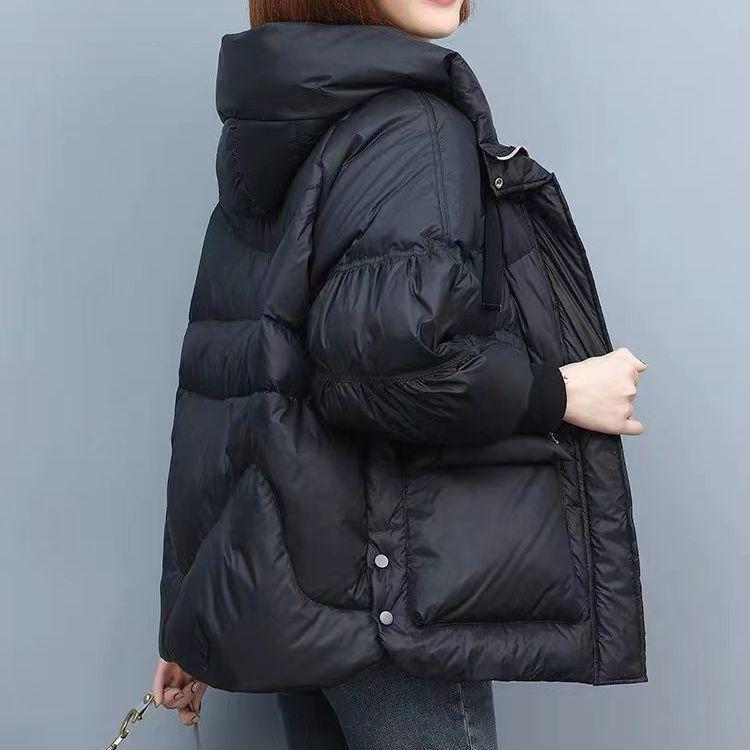 Winter Coat Women Women's Coat 2026 New Hooded Pocket Style Large Loose Coat Winter Down Coat