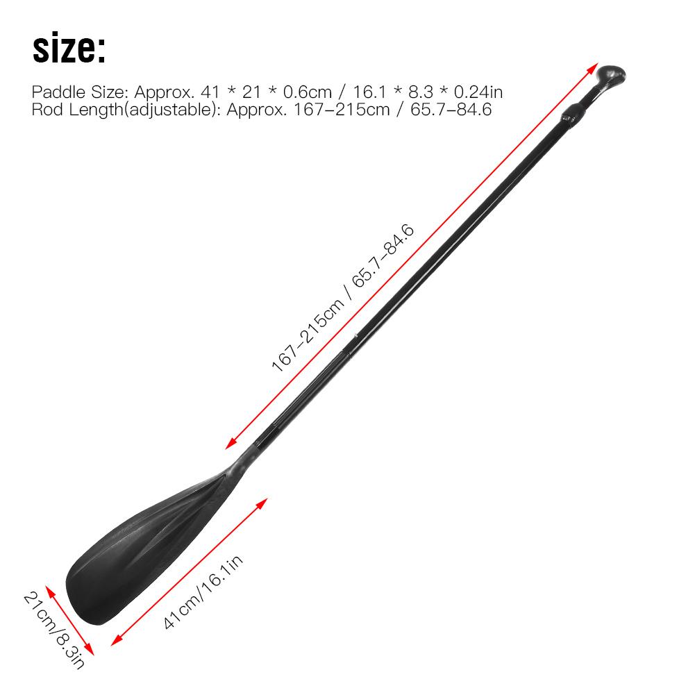 Aluminium Alloy Detachable Adjustable Boat Canoe Kayak Surfboard Paddle