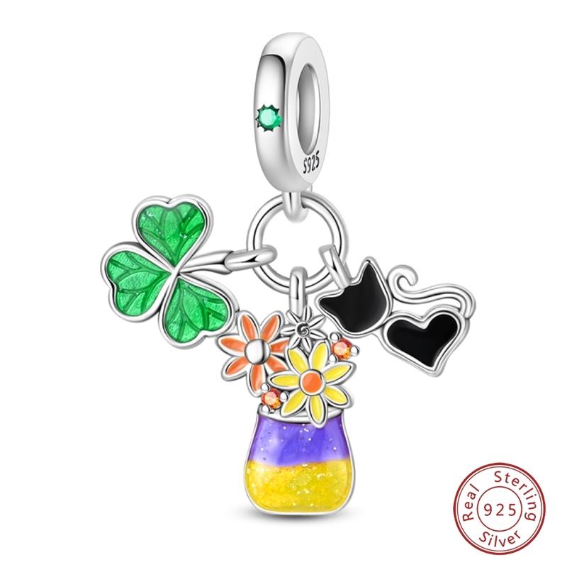 Trendy 925 Silver Wedding Doctor Animal Pirate Autumn Multi Style Charm Bead Fit Wedding Party DIY Exquisite Jewelry